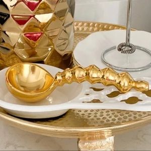 COPY - New gold beaded spoon